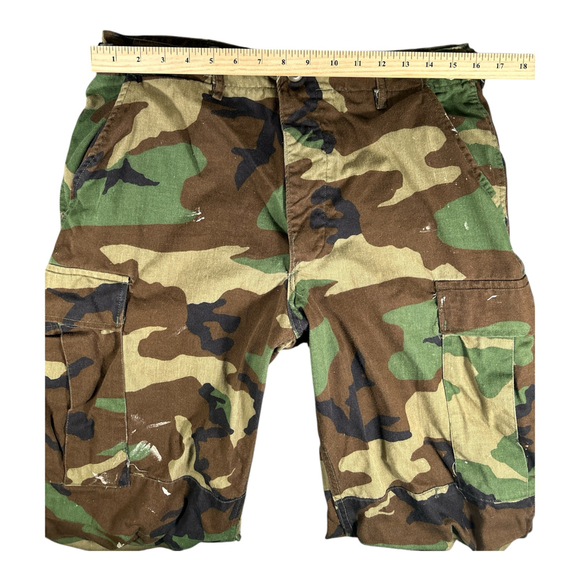 VTG Military BDU Camo Cargo Pants Woodland - Picture 3 of 5